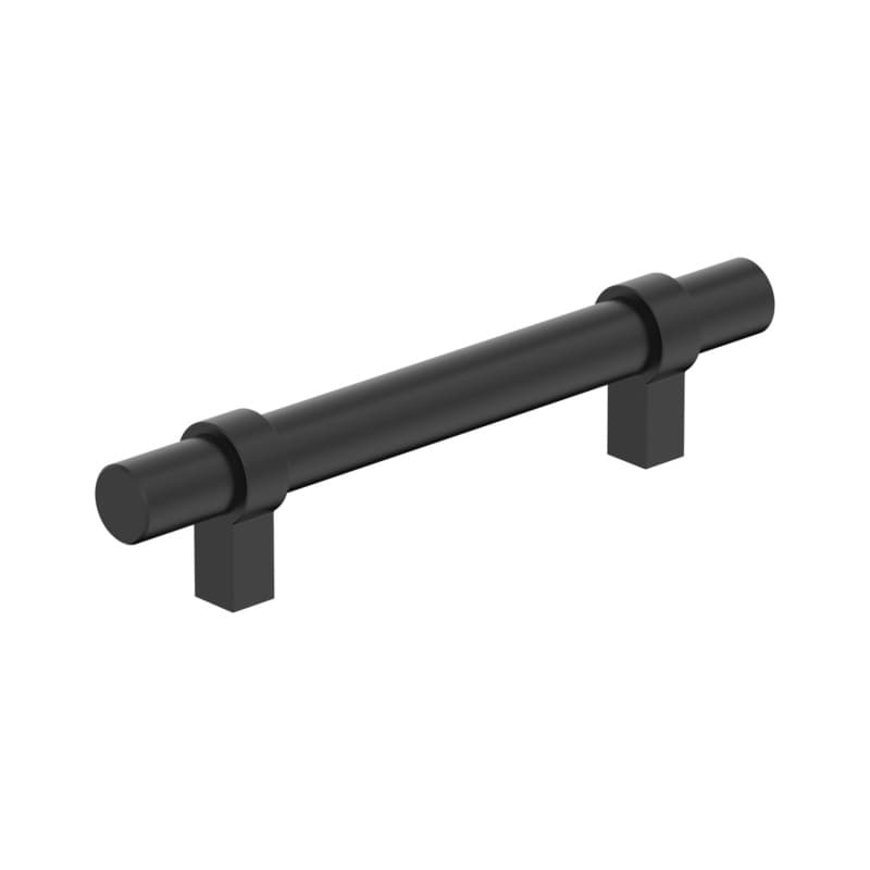 3-3/4" Central Bar Pull, Matte Black