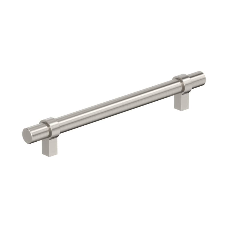 6-5/16" Central Bar Pull, Satin Nickel