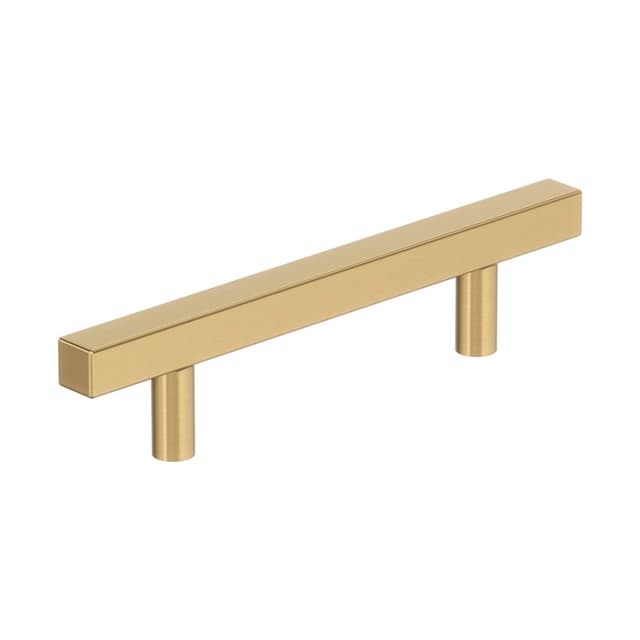 3-3/4" Bar Pulls Square Cabinet Pull, Champagne Bronze