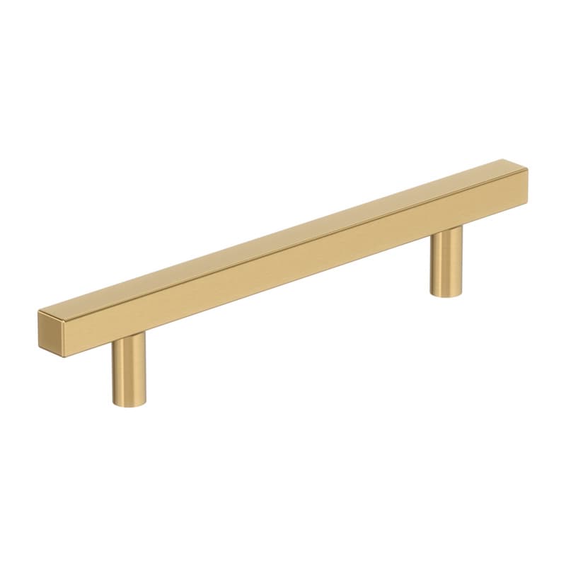 5-1/16" Bar Pulls Square Cabinet Pull, Champagne Bronze