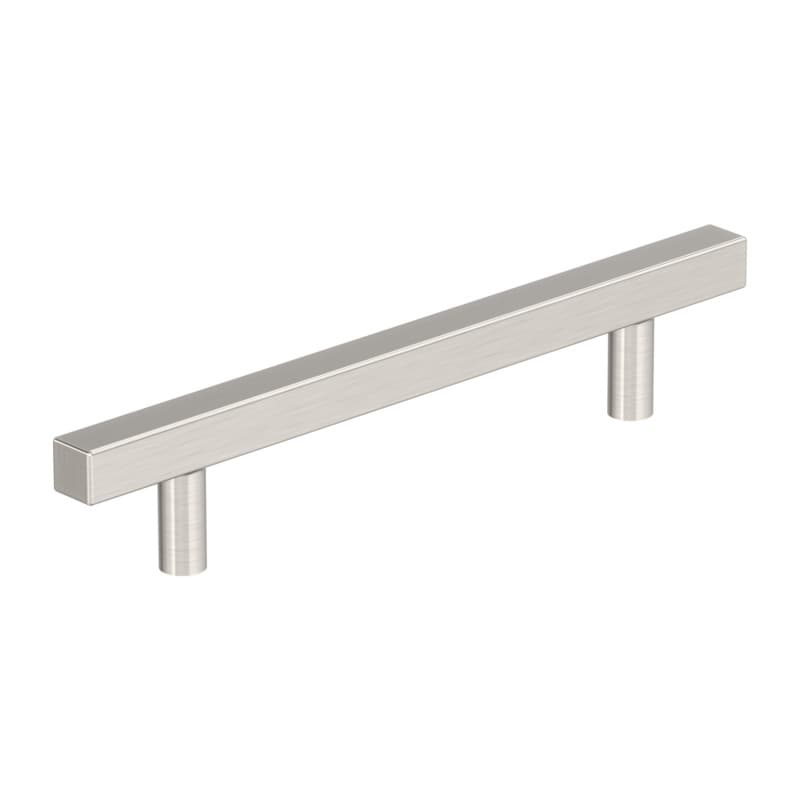 5-1/16" Bar Pulls Square Cabinet Pull, Satin Nickel