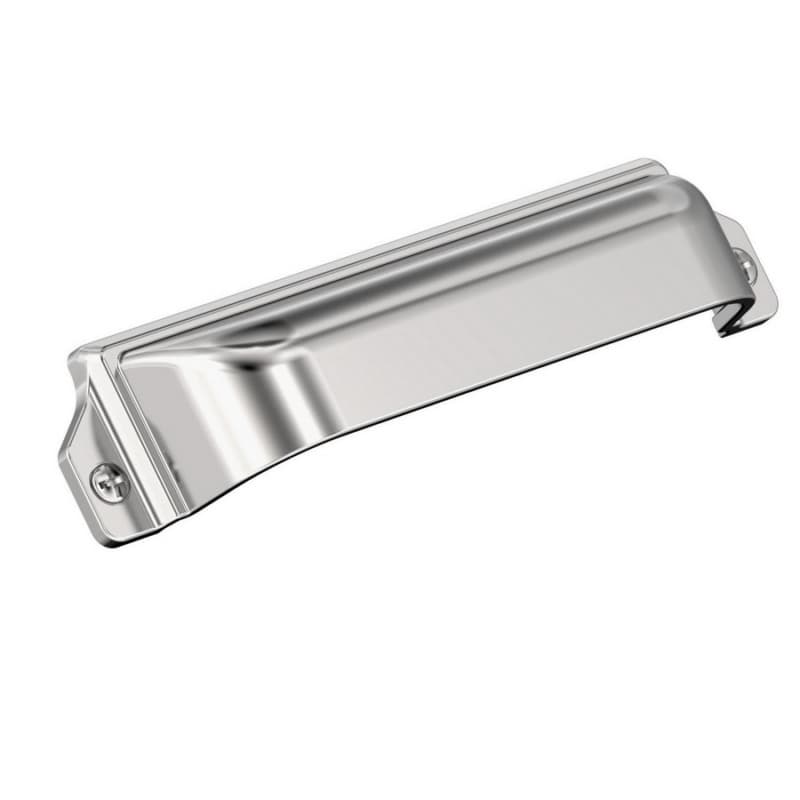 3" x 3-3/4" Haven Cup Pull, Polished Chrome