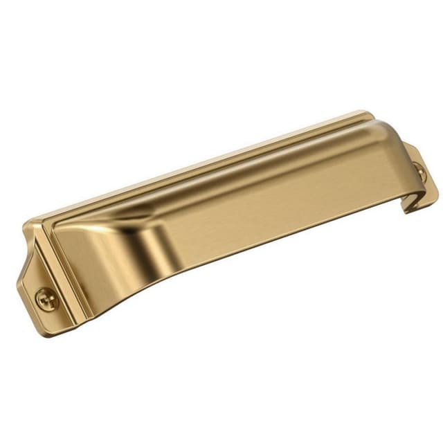 3" x 3-3/4" Haven Cup Pull, Champagne Bronze