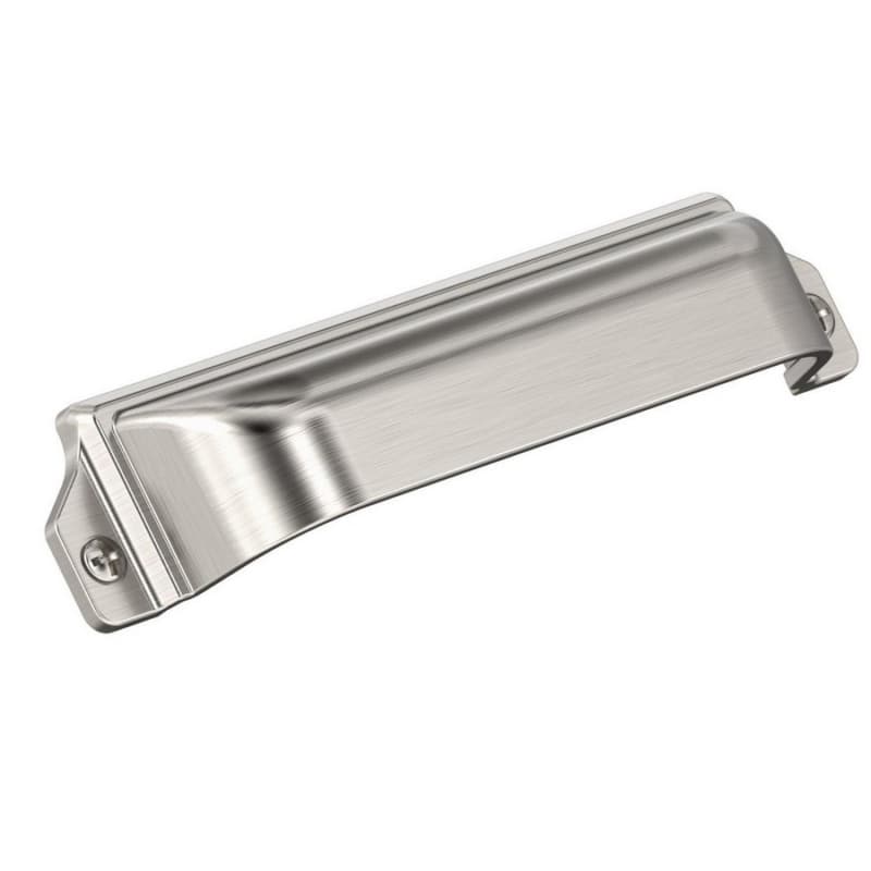 3" x 3-3/4" Haven Cup Pull, Satin Nickel