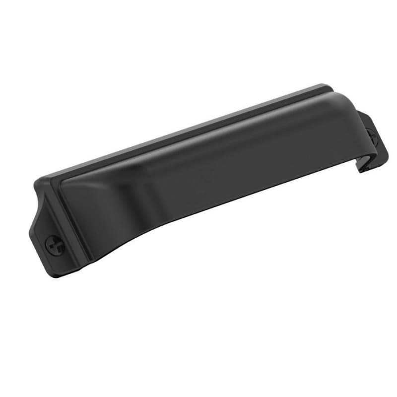 3" x 3-3/4" Haven Cup Pull, Matte Black