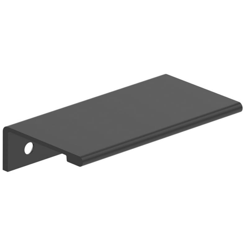 2-3/16" Streamline II Cabinet Edge Pull, Matte Black