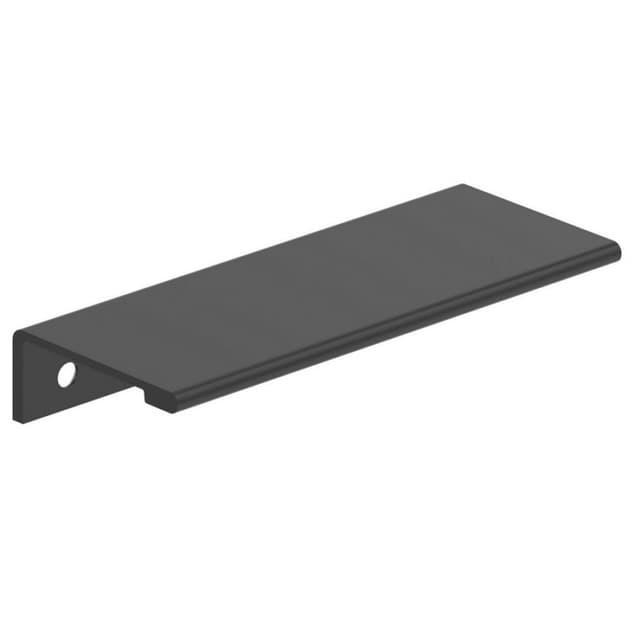 3-3/16" Streamline II Cabinet Edge Pull, Matte Black