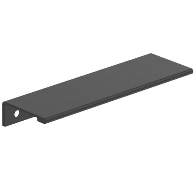 4-3/16" Streamline II Cabinet Edge Pull, Matte Black
