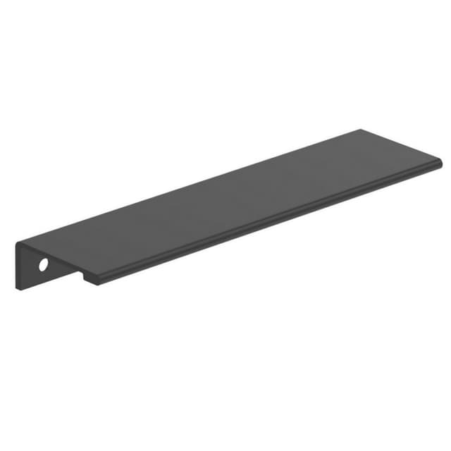 5-3/16" Streamline II Cabinet Edge Pull, Matte Black