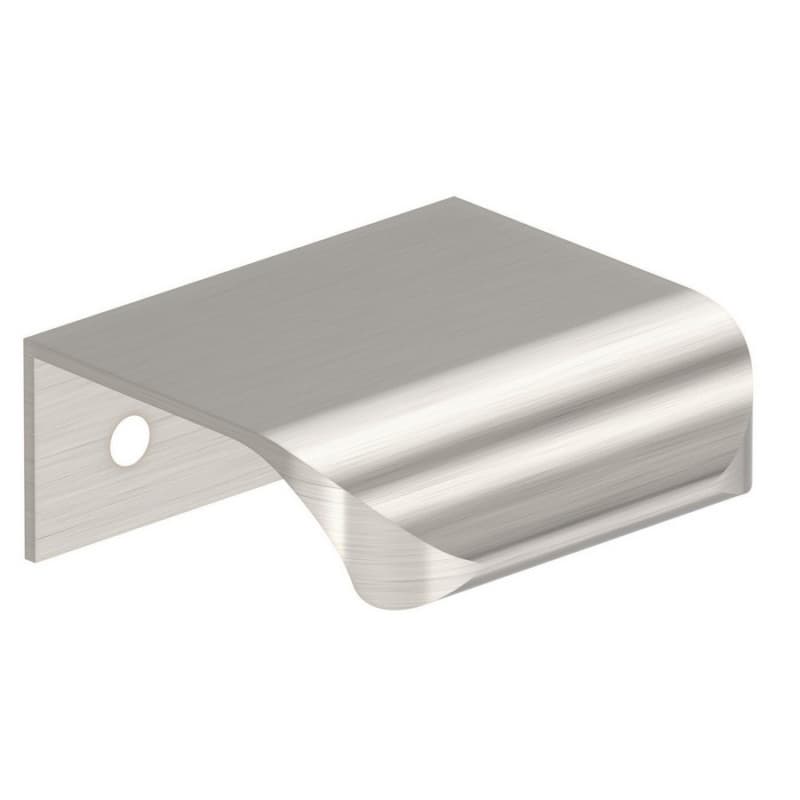 1" Streamline Tab Edge Pull, Satin Nickel