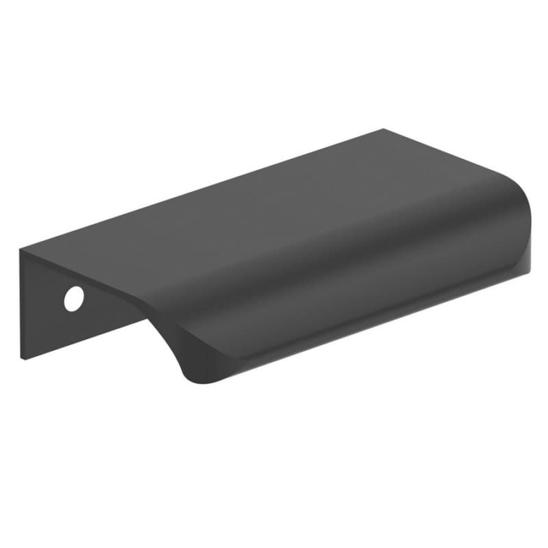 2-3/16" Streamline Tab Edge Pull, Matte Black