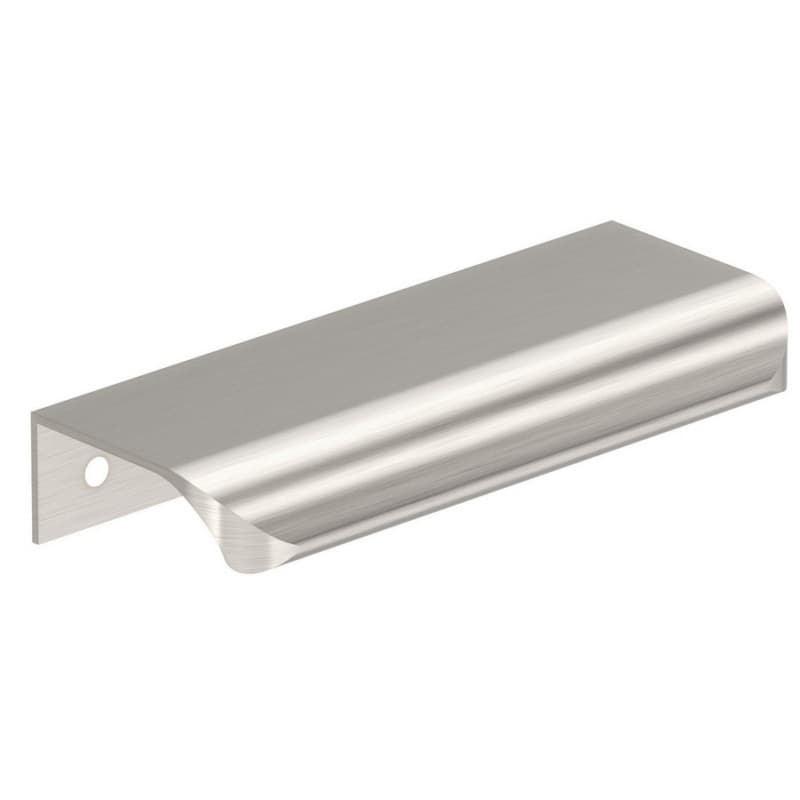 3-3/16" Streamline Tab Edge Pull, Satin Nickel