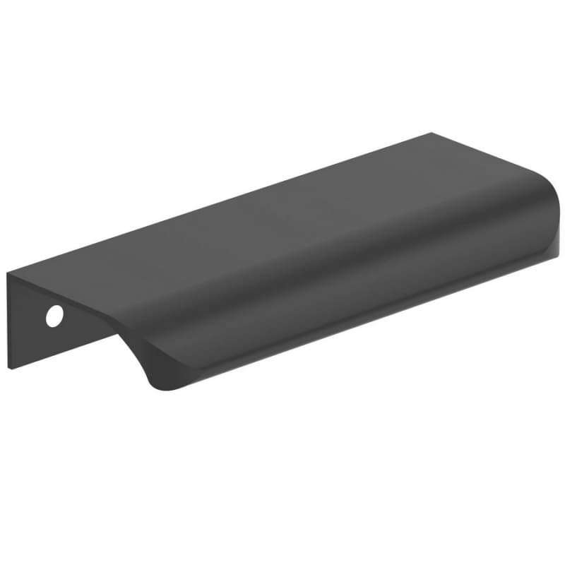 3-3/16" Streamline Tab Edge Pull, Matte Black