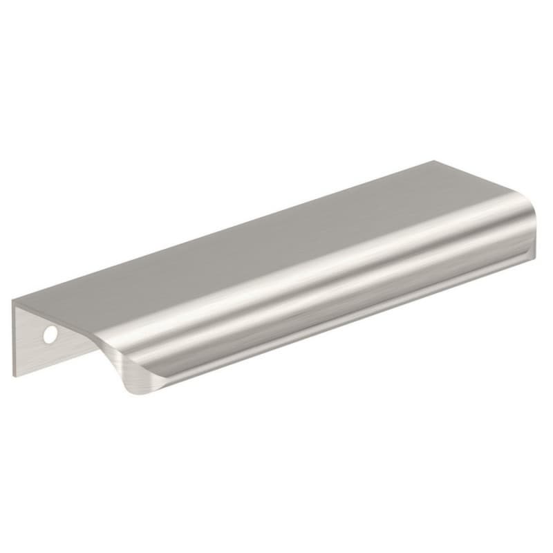 4-3/16" Streamline Tab Edge Pull, Satin Nickel