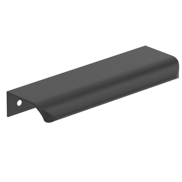 4-3/16" Streamline Tab Edge Pull, Matte Black