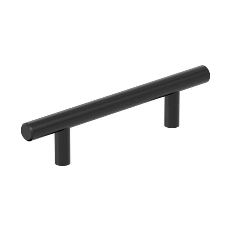 3-3/4" Bar Pulls Hollow Cabinet Pull, Matte Black