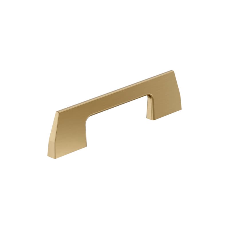 3" Angle Cabinet Pull, Champagne Bronze