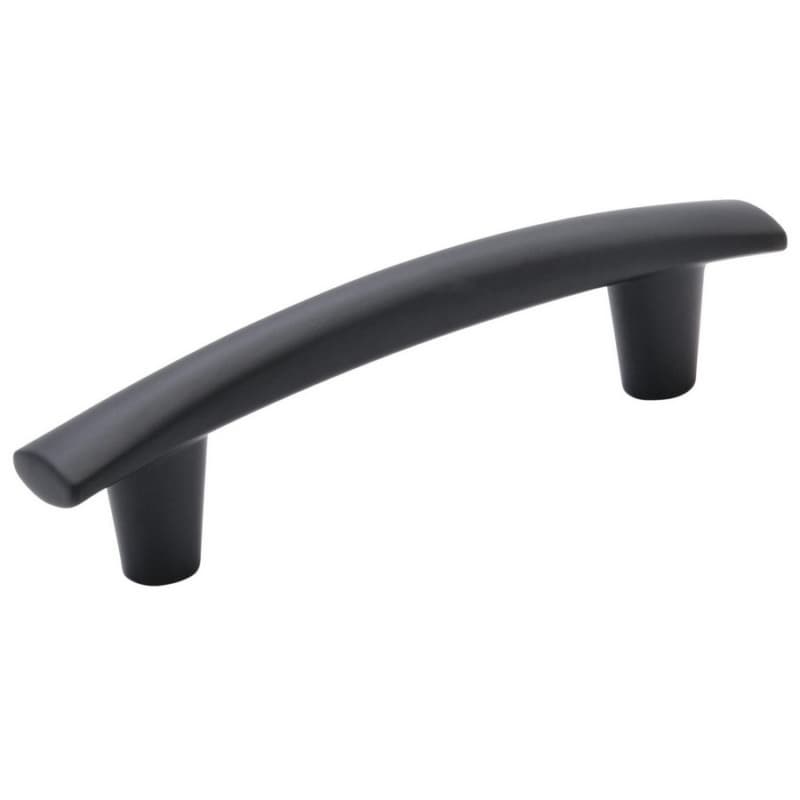 3-3/4" Willow Cabinet Pull, Matte Black