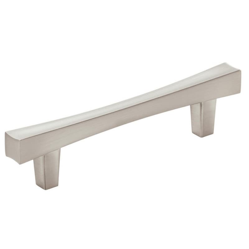 3-3/4" Pailou Cabinet Pull, Satin Nickel