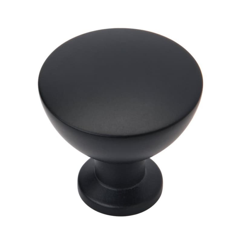 1-5/16" Grail Cabinet Knob, Matte Black