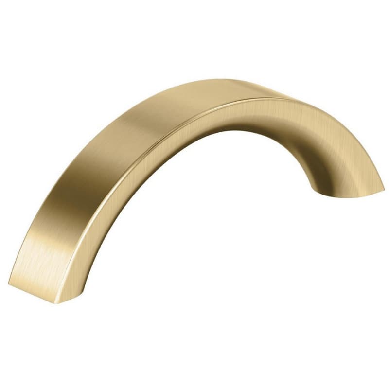 3" Parabolic Cabinet Pull, Champagne Bronze