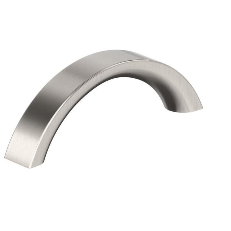 3" Parabolic Cabinet Pull, Satin Nickel