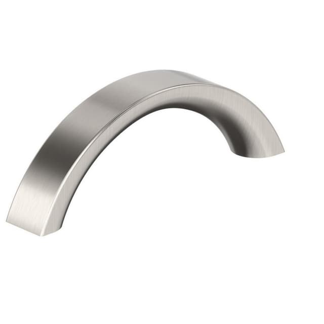 3" Parabolic Cabinet Pull, Satin Nickel