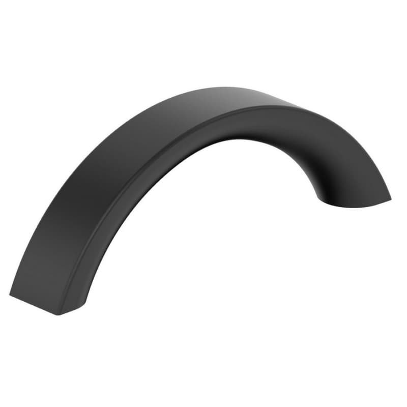 3" Parabolic Cabinet Pull, Matte Black