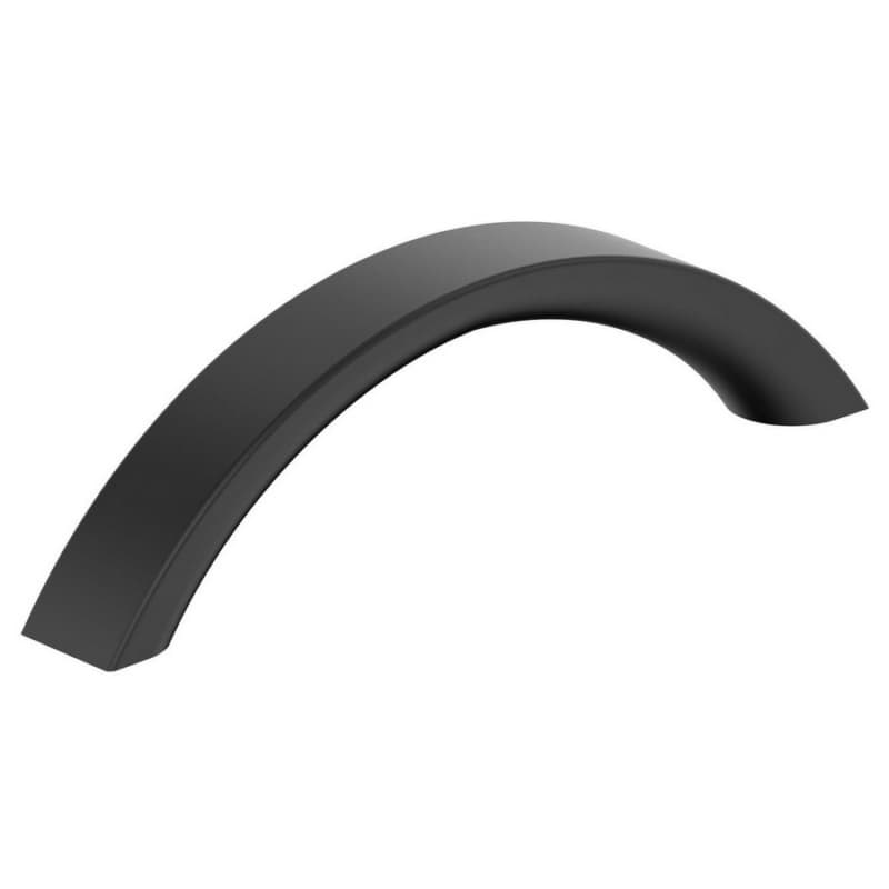 3-3/4" Parabolic Cabinet Pull, Matte Black