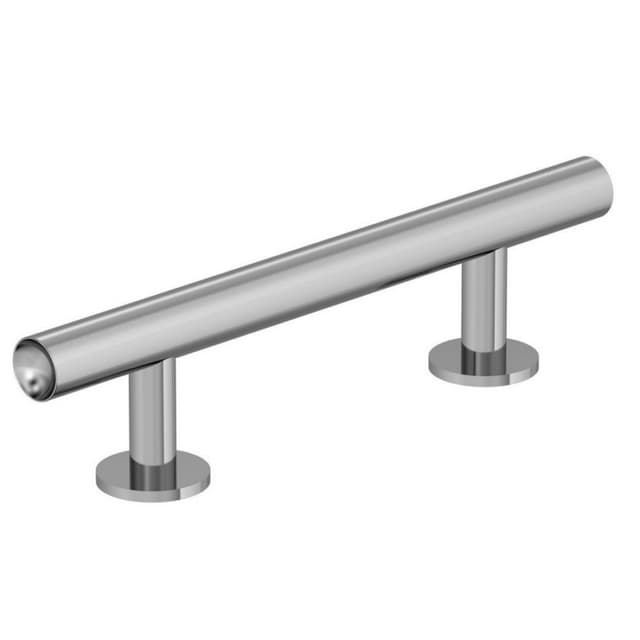3" Radius Cabinet Pull, Polished Chrome