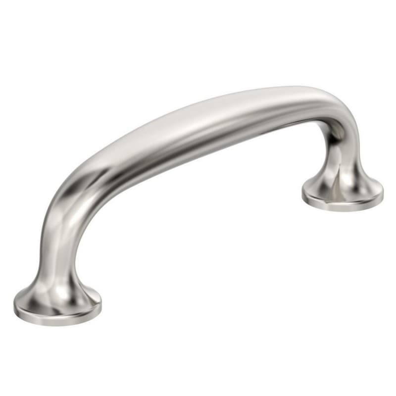 3" Renown Cabinet Pull, Polished Nickel