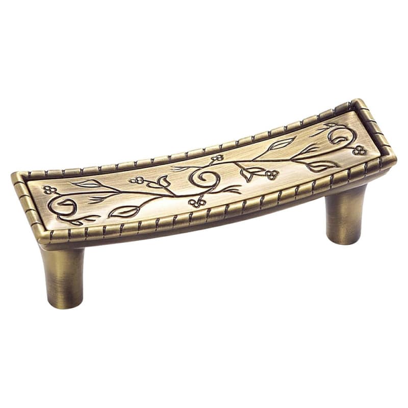 3" Vineyard Handle Pull, Weathered Copper