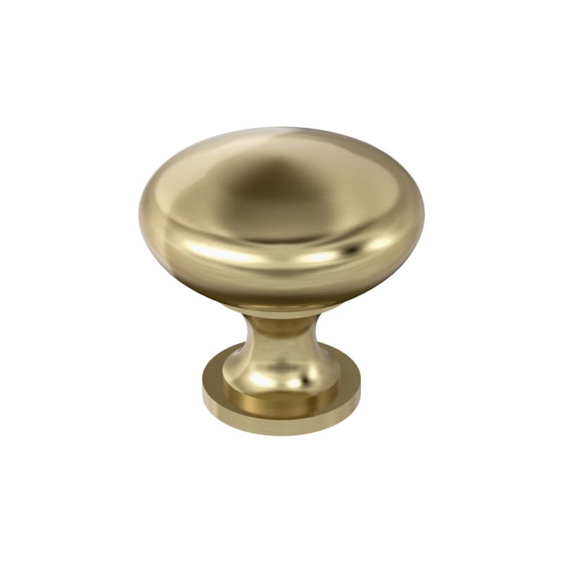 1-1/4" Edona Round Cabinet Knob, Golden Champagne