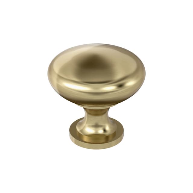 1-1/4" Edona Round Cabinet Knob, Golden Champagne