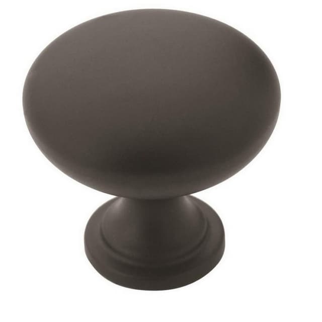 1-1/4" Allison ™ Value Mushroom Knob, Flat Black Finish