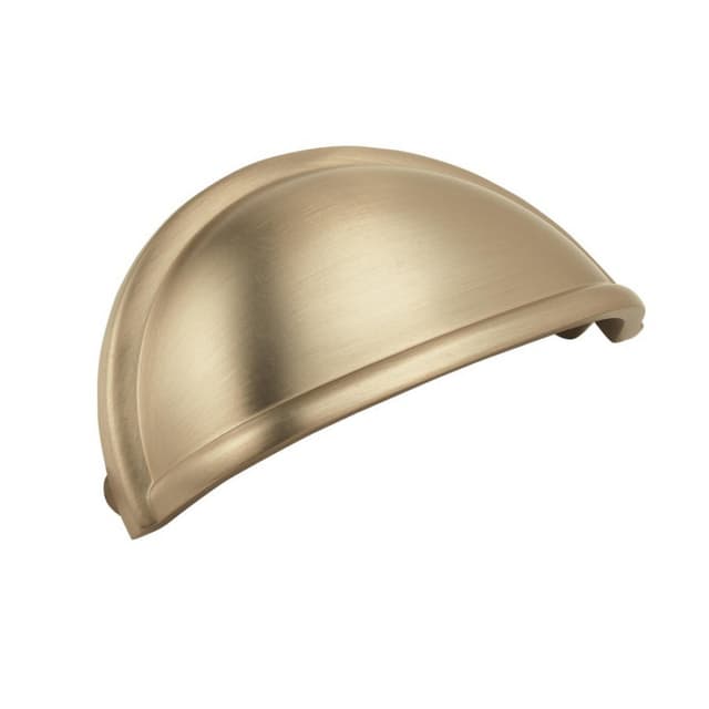 3" Cup Pull, 1-5/8" Width, Golden Champagne