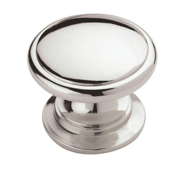 1-1/4" Allison™ Value Mushroom Knob, Polished Chrome, 1-1/4" Length