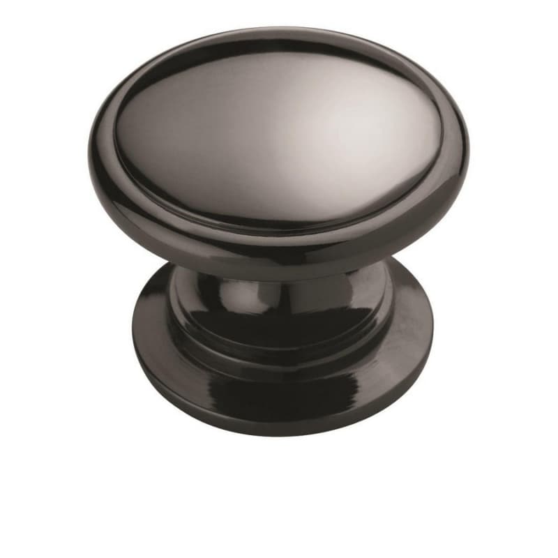 1-1/4" Allison™ Value Mushroom Knob, Black Nickel, 1-1/4" Length