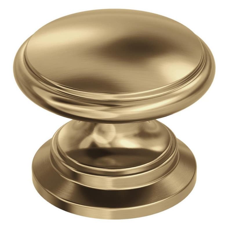 1-1/4" Ravino Round Cabinet Knob, Champagne Bronze