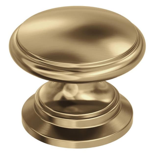 1-1/4" Ravino Round Cabinet Knob, Champagne Bronze