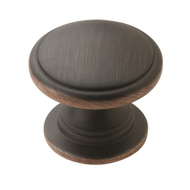 1-1/4" Allison™ Value Mushroom Knob, Oil-Rubbed Bronze, 1-1/4" Length
