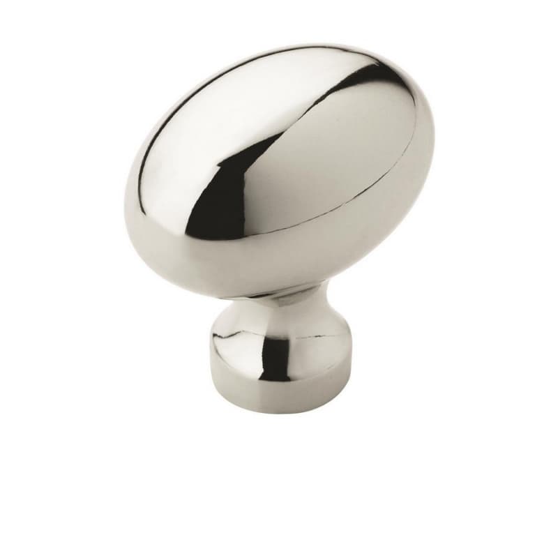 1-3/8" Allison™ Value Oval Knob, Polished Chrome