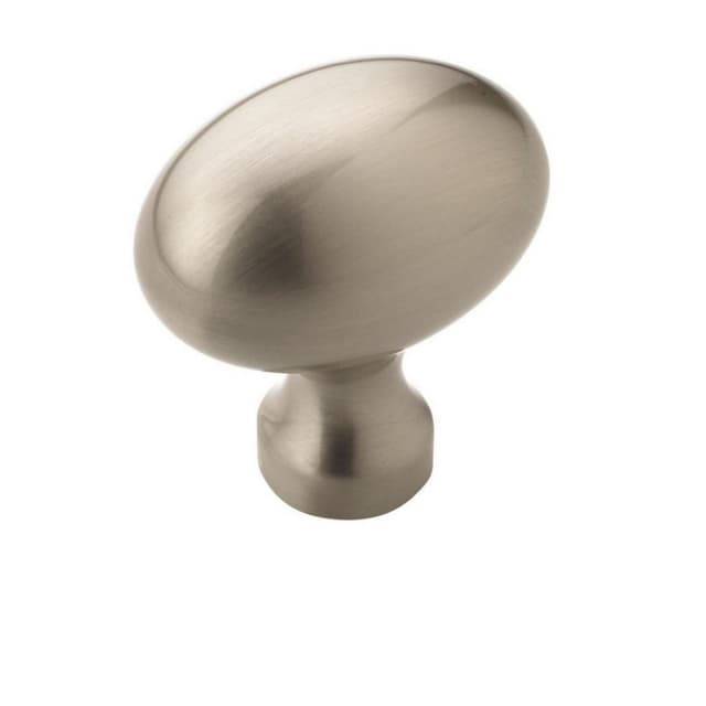 1-3/8" Allison™ Value Oval Knob, Satin Nickel