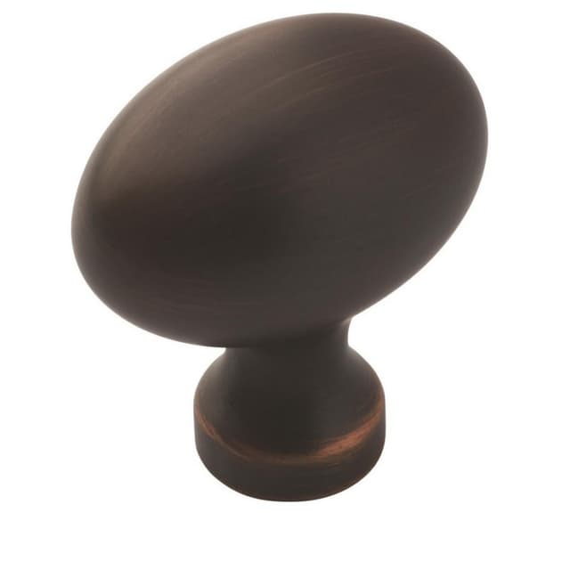 1-3/8" Allison™ Value Oval Knob, Oil-Rubbed Bronze