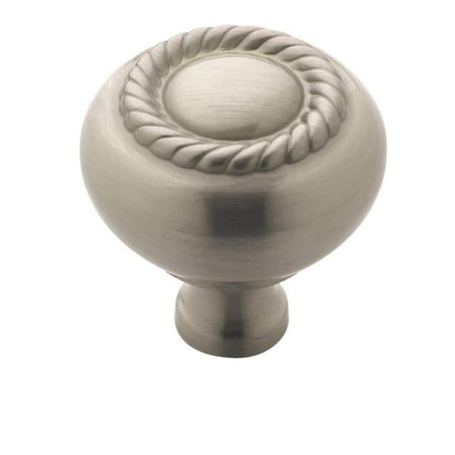 1-1/4" Allison™ Value Rope Scroll Knob, Satin Nickel