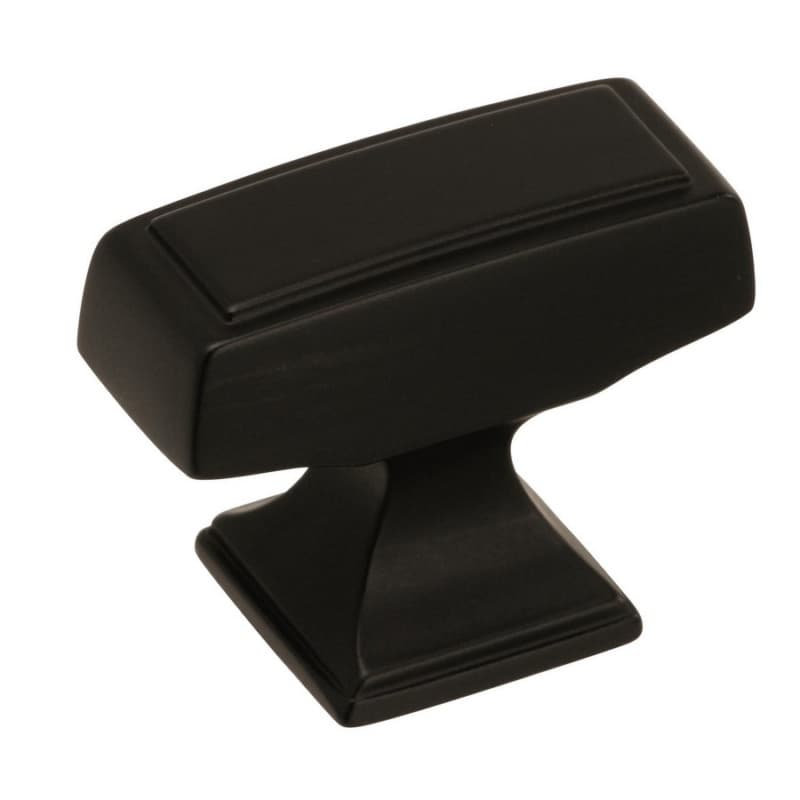 1-1/2" Mulholland Rectangle Knob, Black Bronze