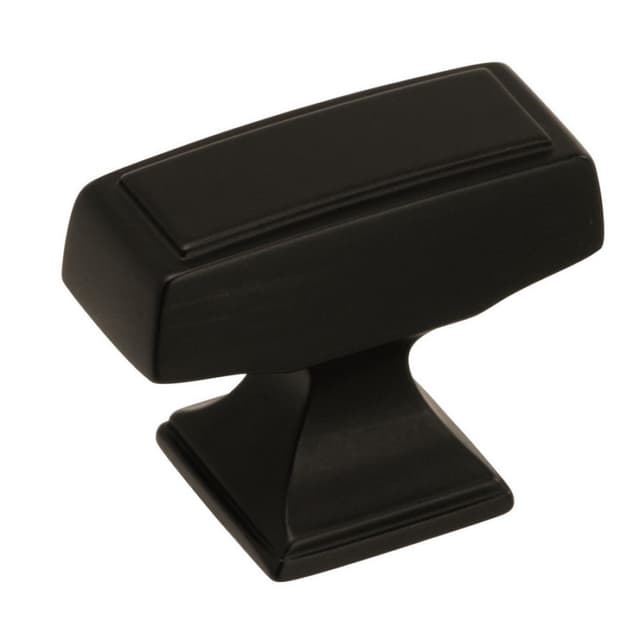 1-1/2" Mulholland Rectangle Knob, Black Bronze