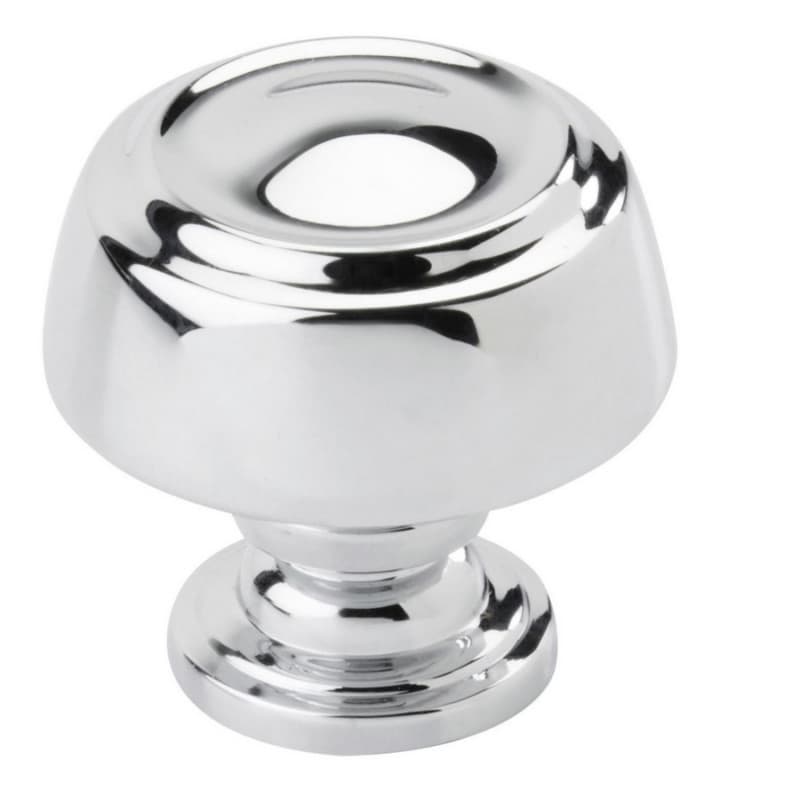 1-3/16" Kane Cabinet Knob, Polished Chrome