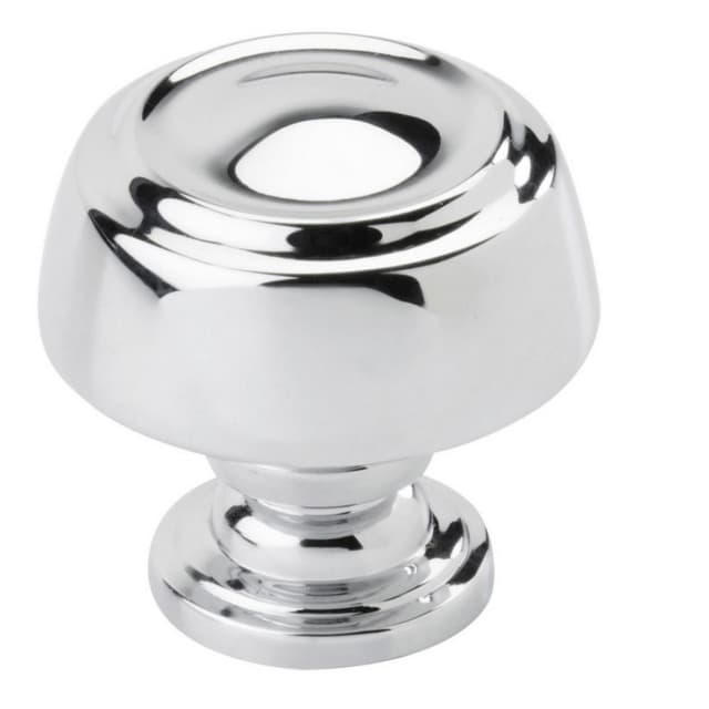 1-3/16" Kane Cabinet Knob, Polished Chrome
