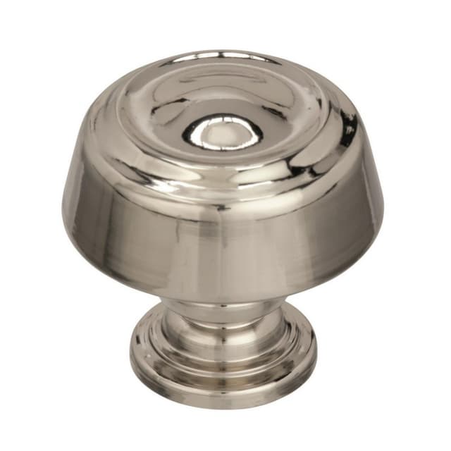 1-3/16" Kane™ Mushroom Knob, Polished Nickel